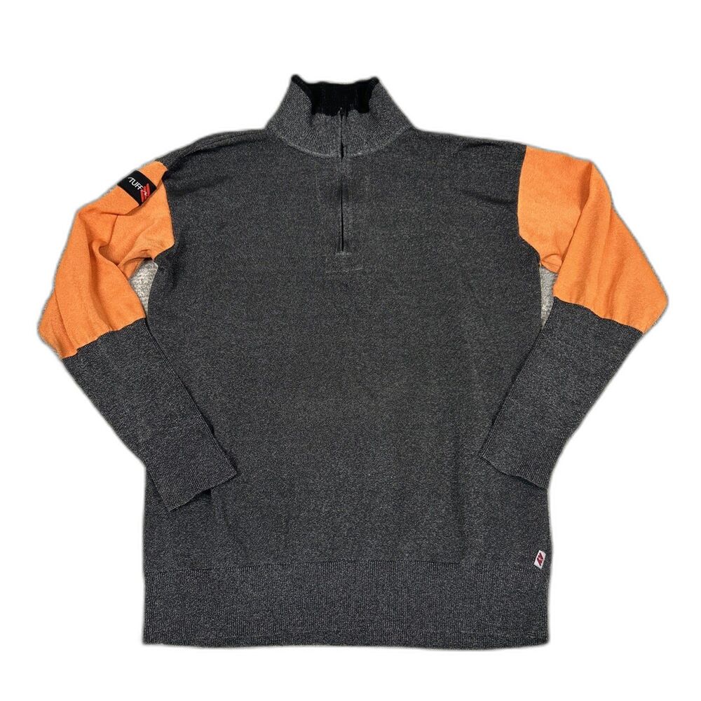 Tuff N Lite Keel Pullover Cut Abrasion Resistant Safety Shirt Mens XL 1/4 Zip